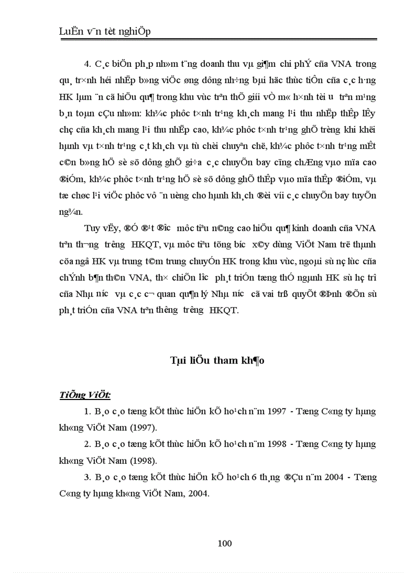 image for page Một số giải pháp nhằm nâng cao hiệu quả kinh doanh vận tải hàng không của hãng hàng không Quốc gia Việt Nam