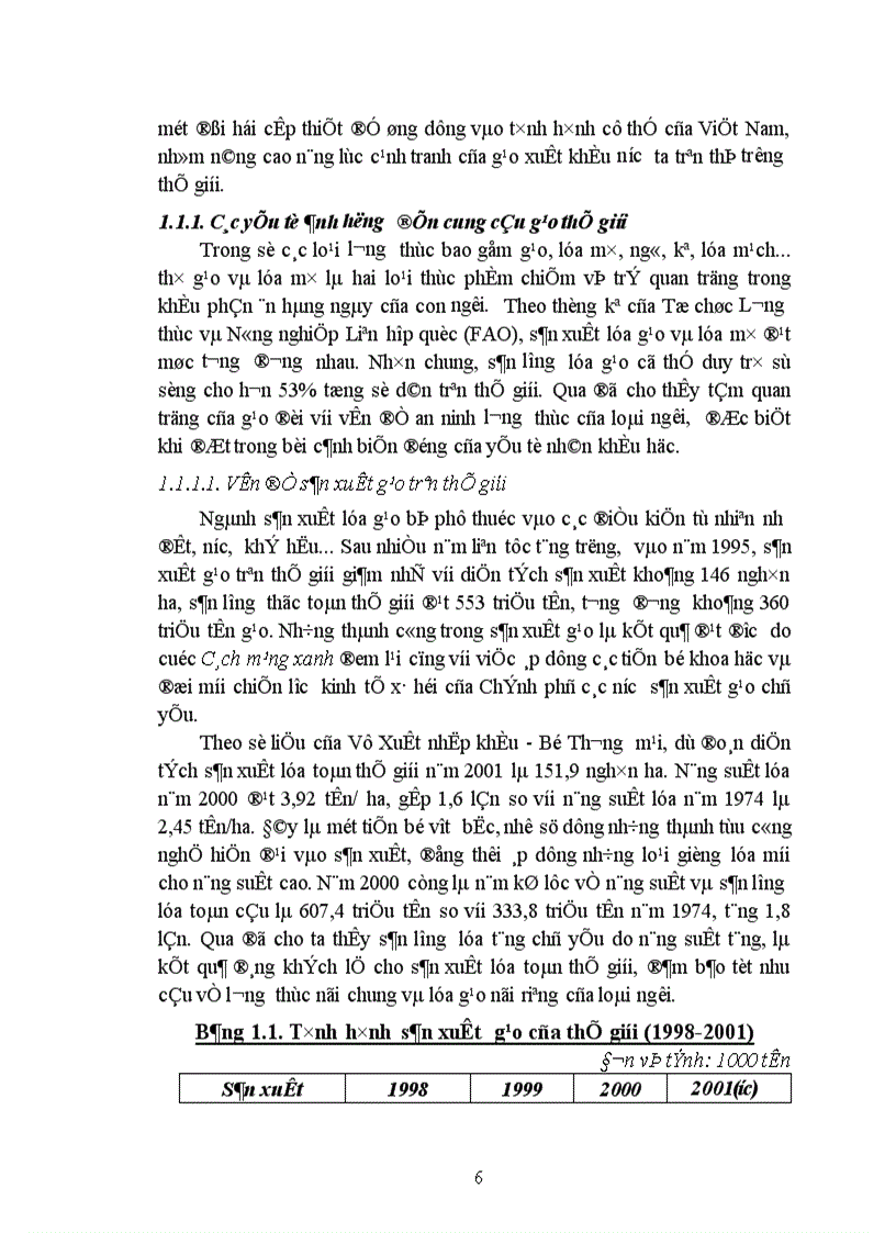 image for page Đẩy mạnh xuất khẩu gạo của Việt Namtheo quan điểm Marketing-mix ã Chương 1