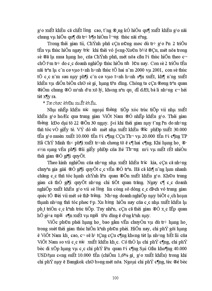 image for page Đẩy mạnh xuất khẩu gạo của Việt Namtheo quan điểm Marketing-mix ã Chương 1