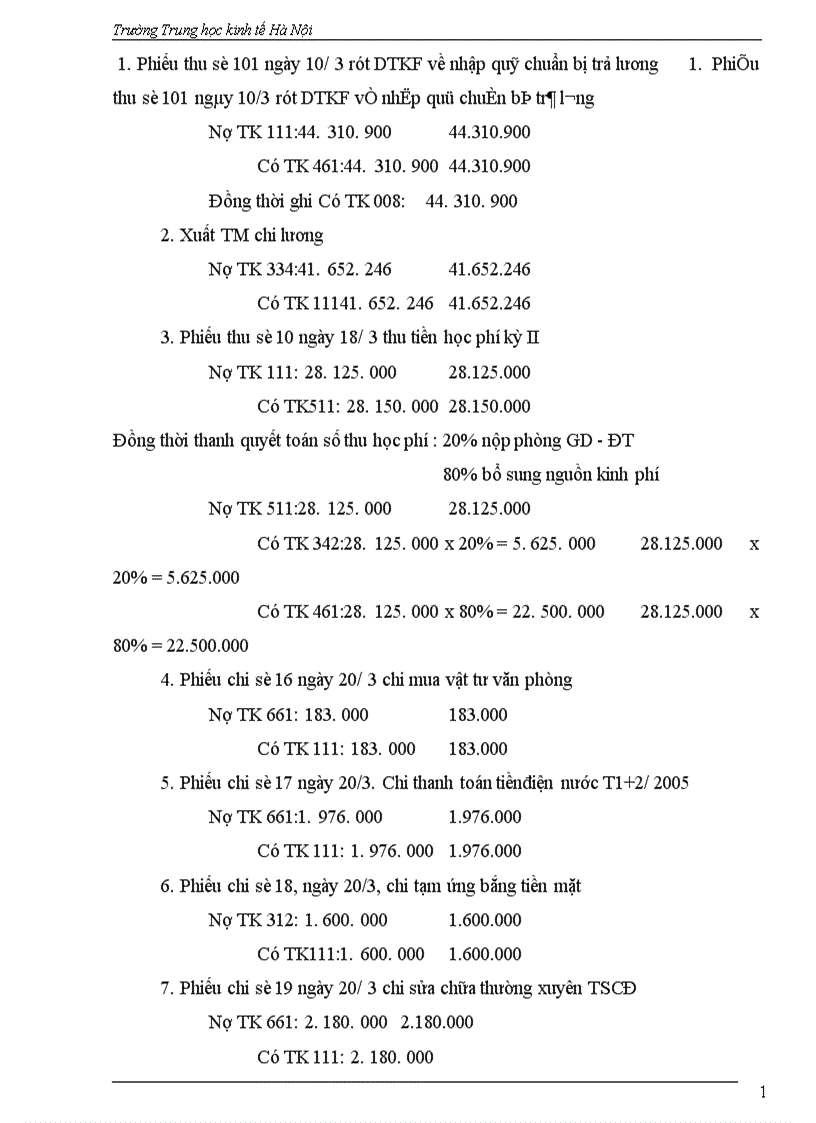 image for page Thực tế công tác kế toán hành chính sự ngiệp tại trường trung học cơ sở Hoàng Văn Thụ - Hà Nội.