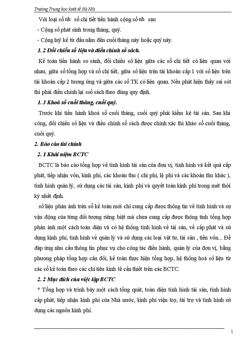 image for page Thực tế công tác kế toán hành chính sự ngiệp tại trường trung học cơ sở Hoàng Văn Thụ - Hà Nội.