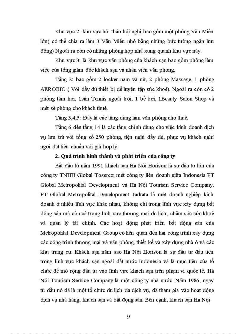 image for page Nghiệp vụ phục vụ buồng tại khách sạn Hà Nội Horison