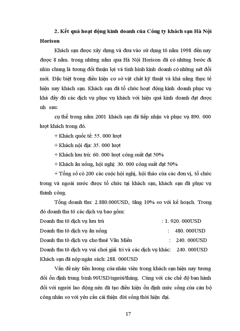 image for page Nghiệp vụ phục vụ buồng tại khách sạn Hà Nội Horison