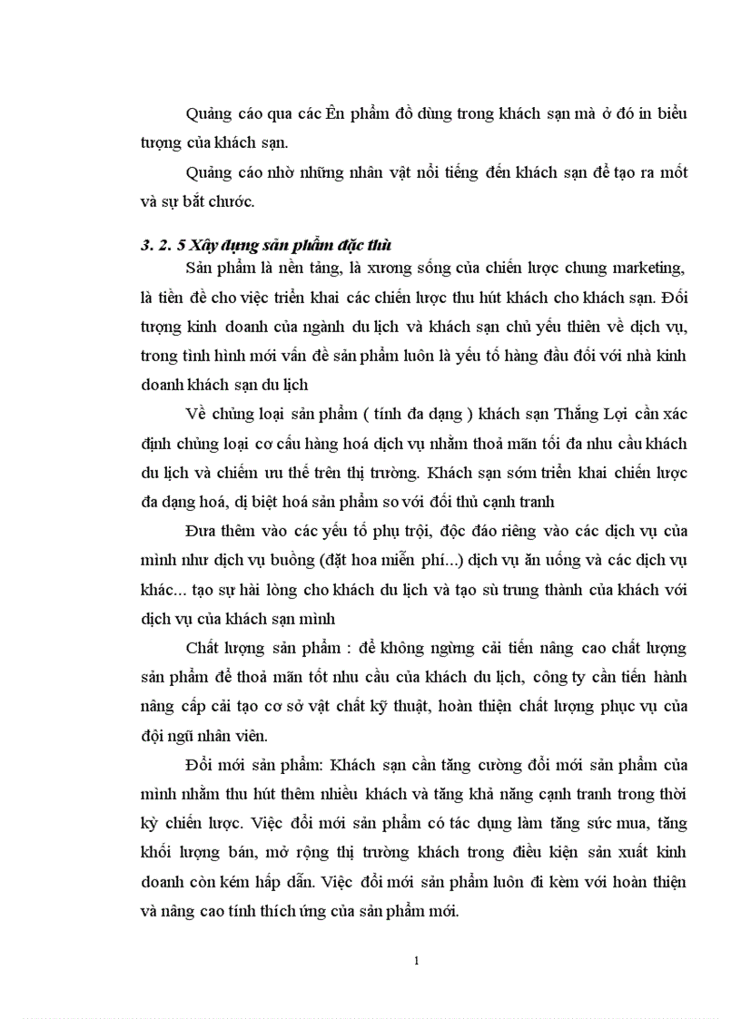 image for page Phương hướng và những biện pháp chủ yếu tăng cường thu hút khách của khách sạn Thắng lợi