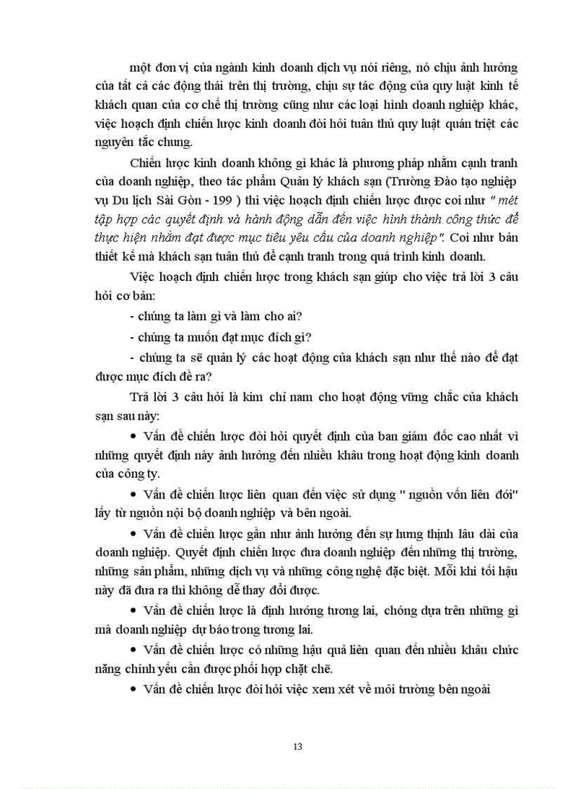 image for page Một số phương hướng nhằm hoàn thiện công tác hoạch định chiến lược kinh doanh tại Công ty Khách sạn - Du lịch Thắng Lợi