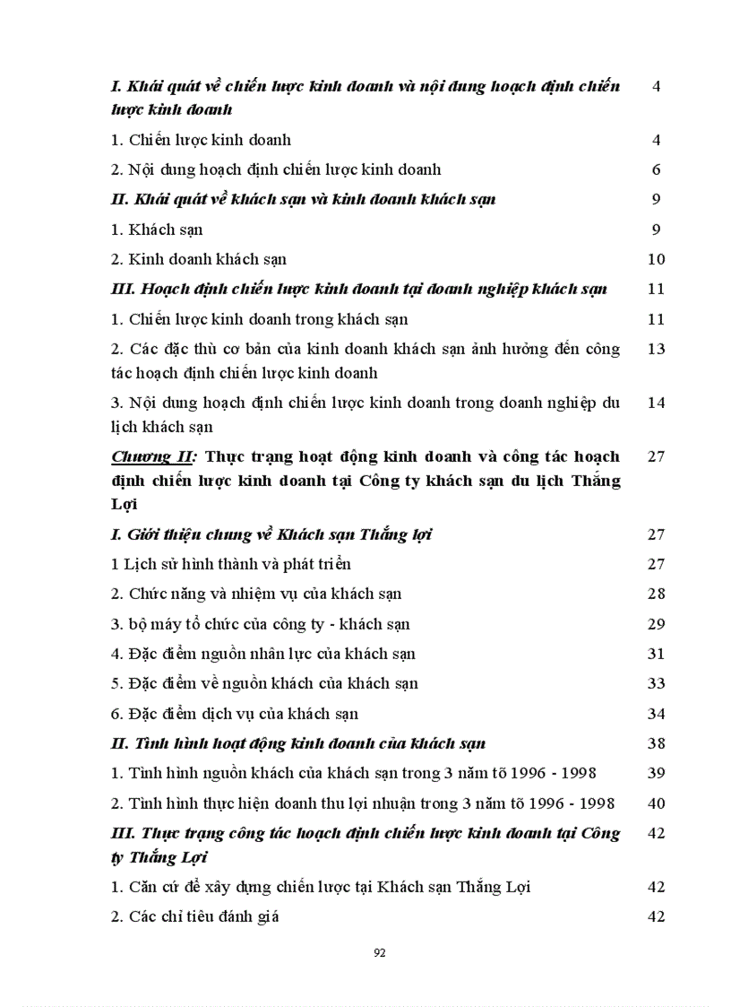 image for page Một số phương hướng nhằm hoàn thiện công tác hoạch định chiến lược kinh doanh tại Công ty Khách sạn - Du lịch Thắng Lợi