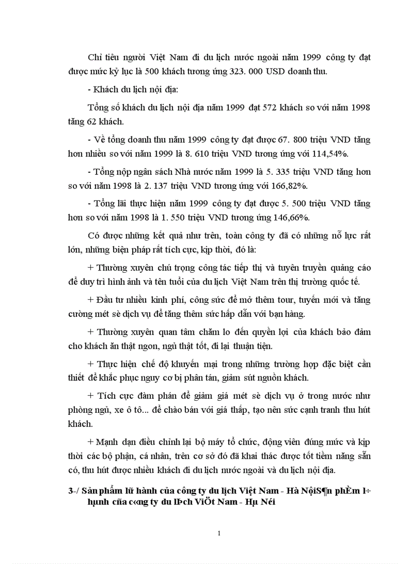 image for page Một số giải pháp và khuyến nghị nhằm phát triển hoạt động kinh doanh du lịch lữ hành của công ty du lịch Việt Nam - Hà Nội.