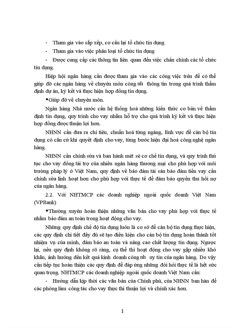 image for page Một số kiến nghị nhằm nâng cao hiệu quả công tác hợp đồng tín dụng ngắn hạn tại NHTMCP các doanh nghiệp ngoài quốc doanh Việt Nam (VPBank).