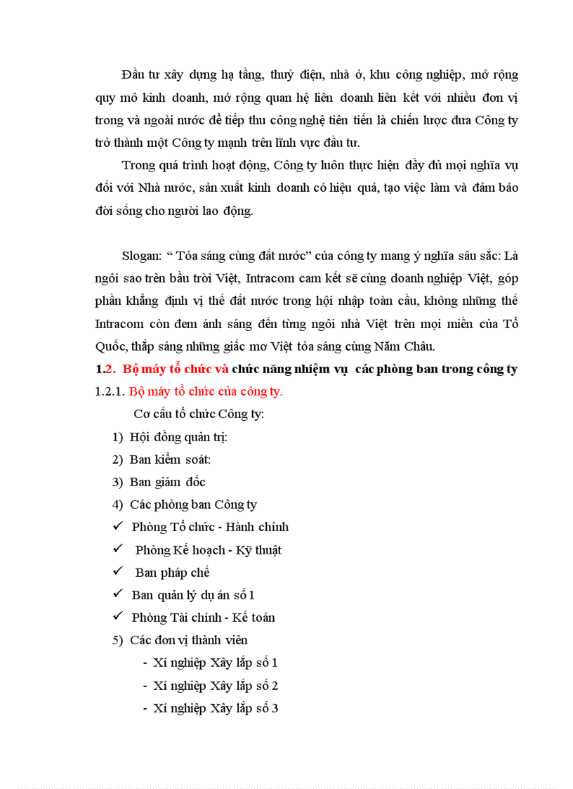 Phương hướng hoạt động của công ty Cổ phần Đầu Tư Xây Dựng Hạ Tầng và Giao Thông trong thời gian tới