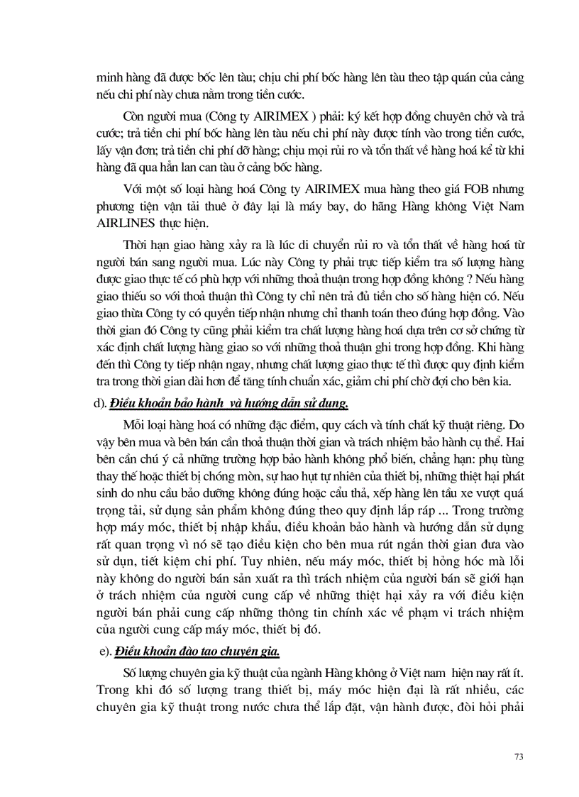 image for page Hoàn thiện quy trình đàm phán-ký kết-thực hiện hợp đồng nhập khẩu trang thiết bị vật tư tại Công ty AIRIMEX