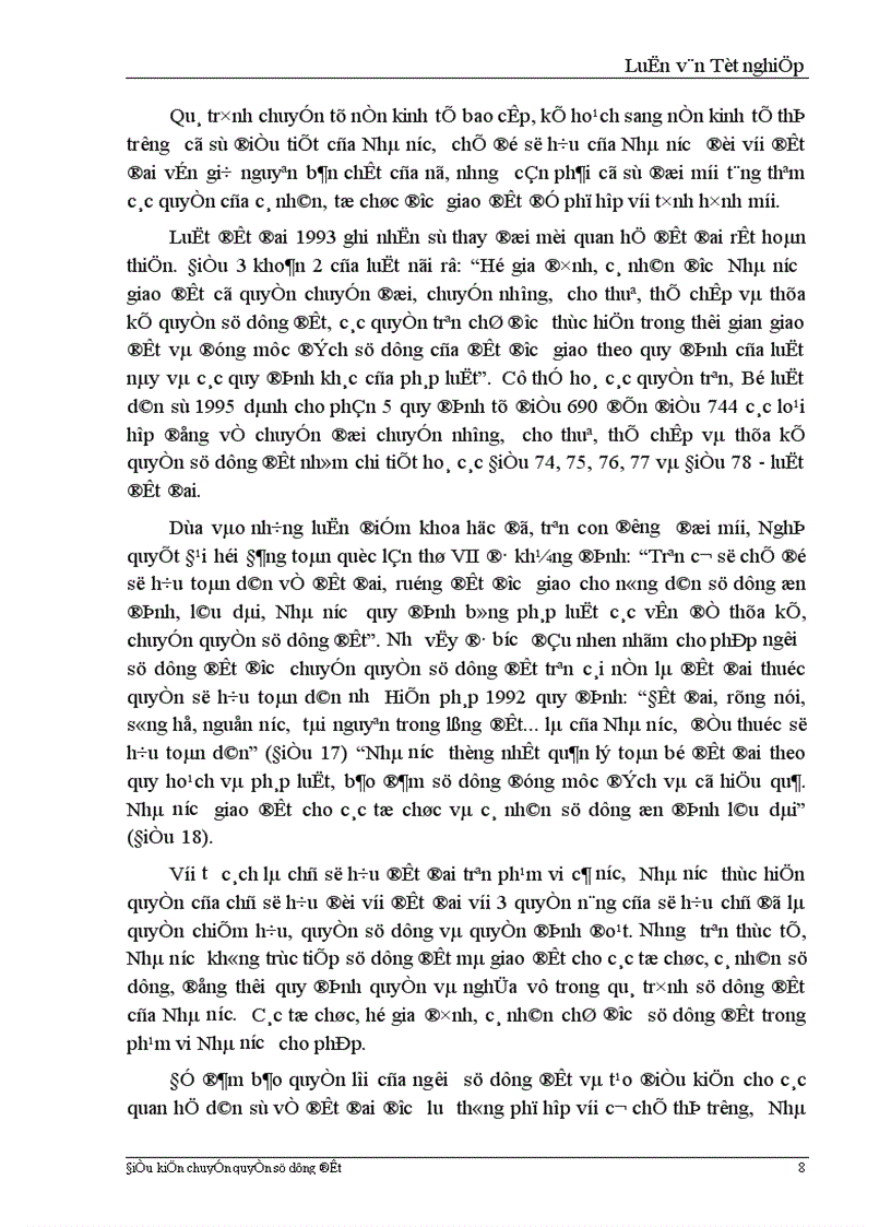 image for page Một số kiến nghị và đề xuất giải pháp hoàn thiện pháp luật về điều kiện chuyển quyền sử dụng đất