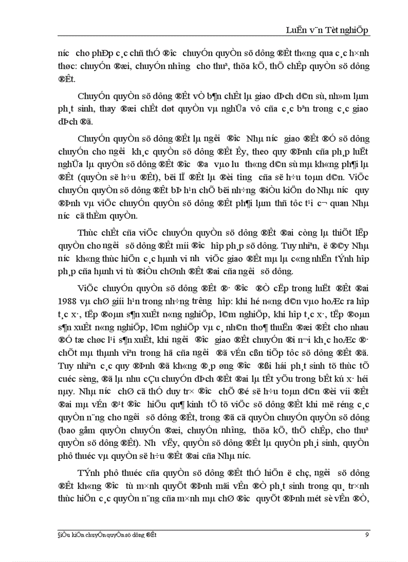 image for page Một số kiến nghị và đề xuất giải pháp hoàn thiện pháp luật về điều kiện chuyển quyền sử dụng đất