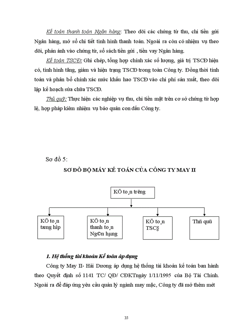 image for page Một số ý kiến nhằm hoàn thiện kế toán tiền lương các khoản trích theo lương tại Công ty May II