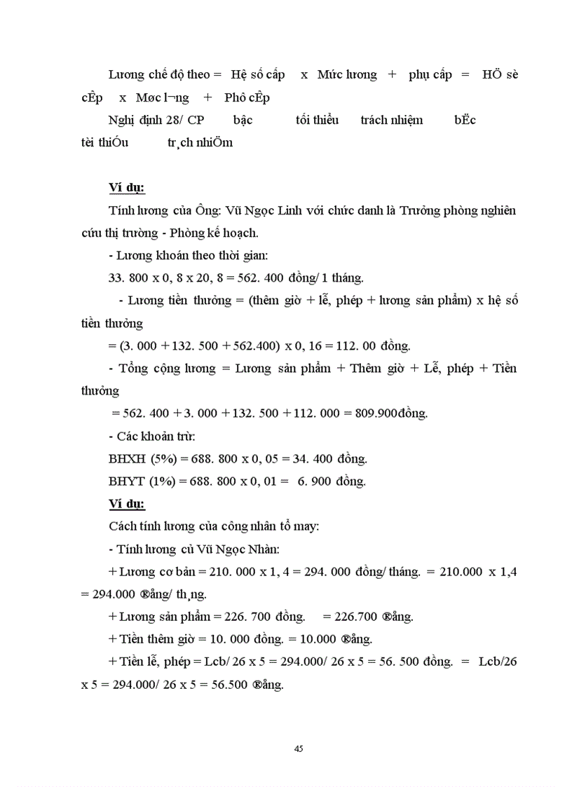 image for page Một số ý kiến nhằm hoàn thiện kế toán tiền lương các khoản trích theo lương tại Công ty May II