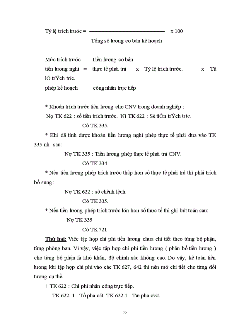 image for page Một số ý kiến nhằm hoàn thiện kế toán tiền lương các khoản trích theo lương tại Công ty May II