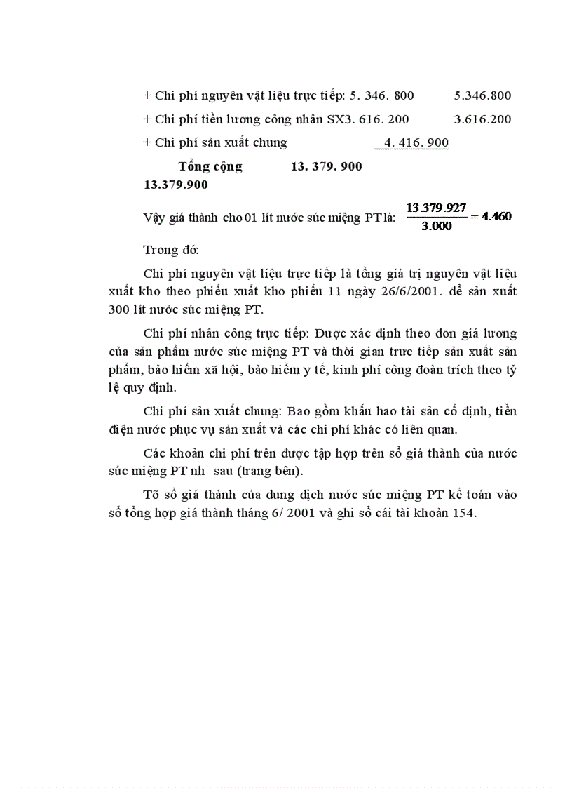 image for page Công tác hoạch toán chi phí sản xuất và tính giá thành sản phẩm tại Công ty dược vật tư y tế Phú Thọ