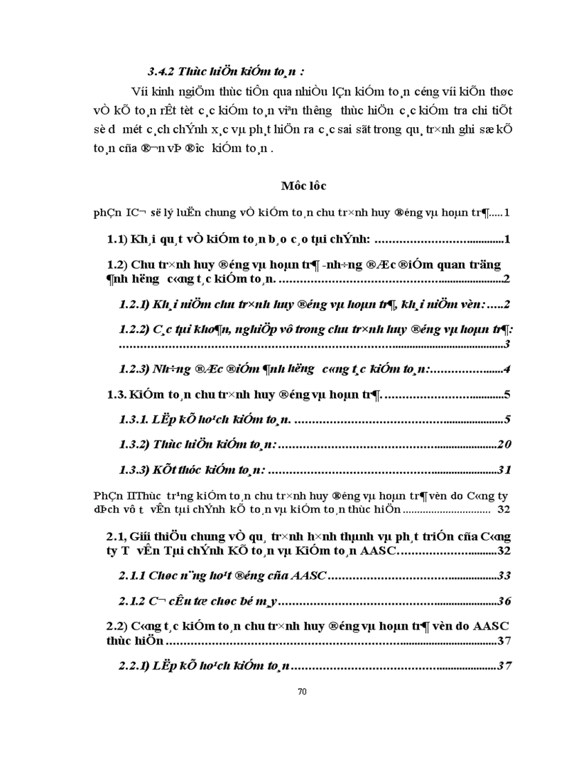 image for page Những bài học kinh nghiệm và giải pháp hoàn thiện công việc kiểm toán chu trình huy động và hoàn trả trong kiểm toán báo cáo tài chính do AASC thực hiện