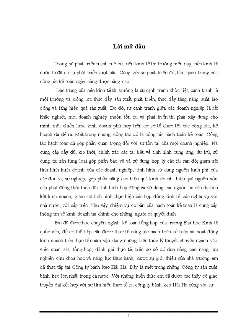 image for page Thực trạng tổ chức hạch toán kế toán tại Công ty bánh kẹo Hải Hà.