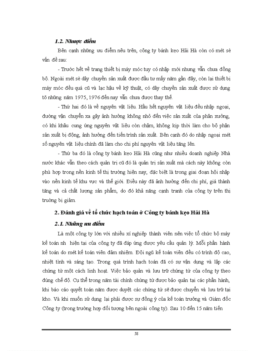 image for page Thực trạng tổ chức hạch toán kế toán tại Công ty bánh kẹo Hải Hà.