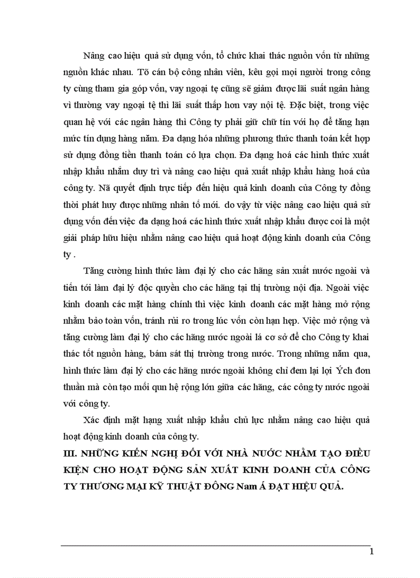 image for page Hoạt động sản xuất kinh doanh của Công ty Thương maị kỹ thuật Đông Nam á.