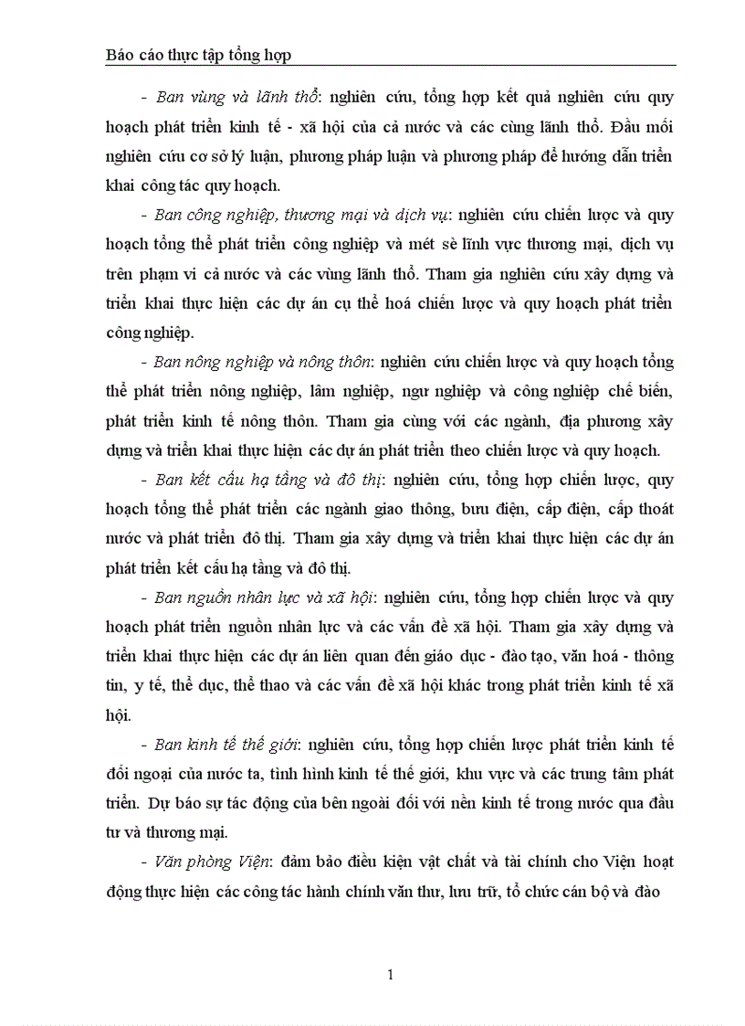 image for page Báo cáo thực tập tổng hợp tại Viện Chiến lược phát triển thuộc Bộ Kế hoạch và Đầu tư