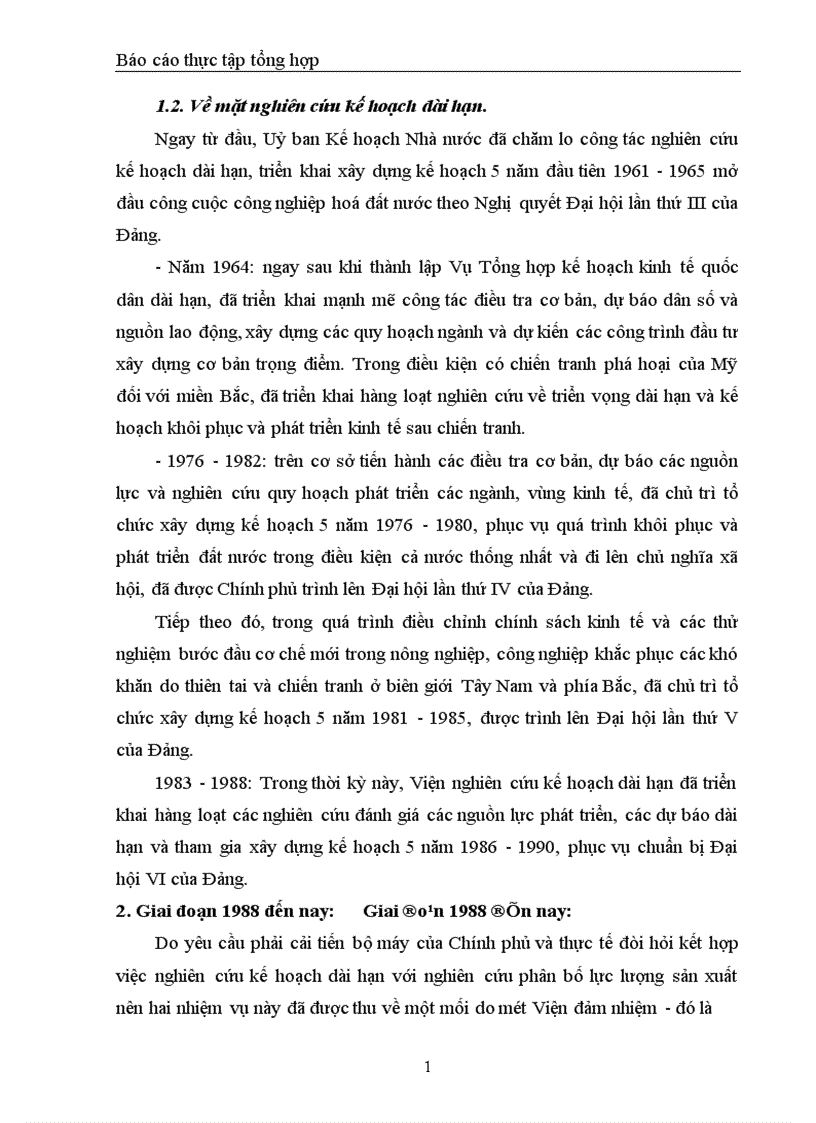 image for page Báo cáo thực tập tổng hợp tại Viện Chiến lược phát triển thuộc Bộ Kế hoạch và Đầu tư