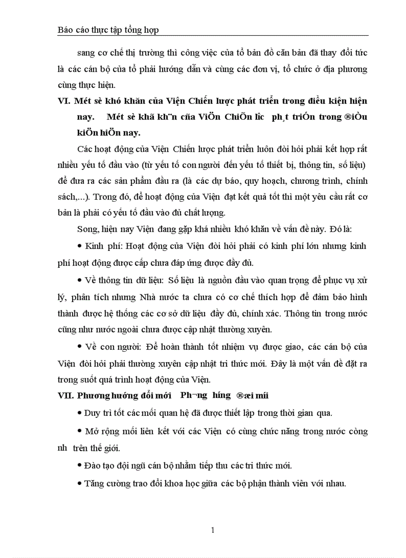 image for page Báo cáo thực tập tổng hợp tại Viện Chiến lược phát triển thuộc Bộ Kế hoạch và Đầu tư