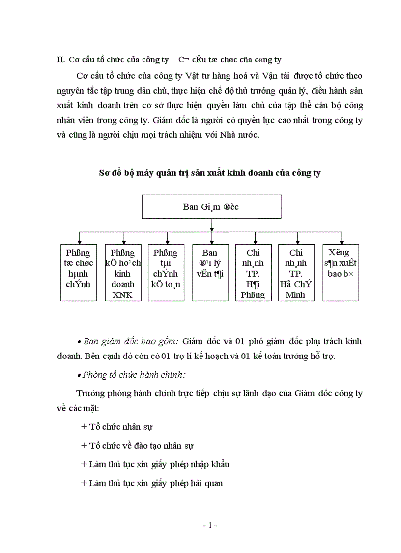 image for page Báo cáo tổng hợp tại Công ty Vật tư hàng hoá và Vận tải