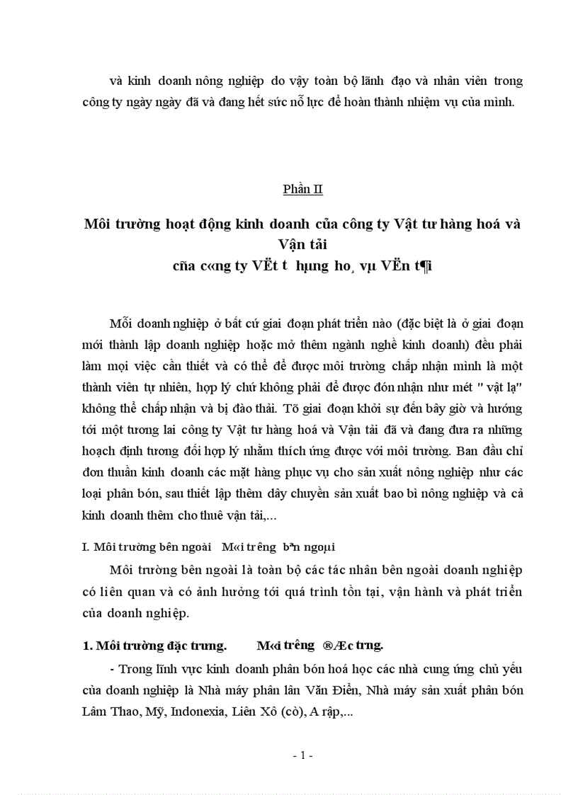 image for page Báo cáo tổng hợp tại Công ty Vật tư hàng hoá và Vận tải