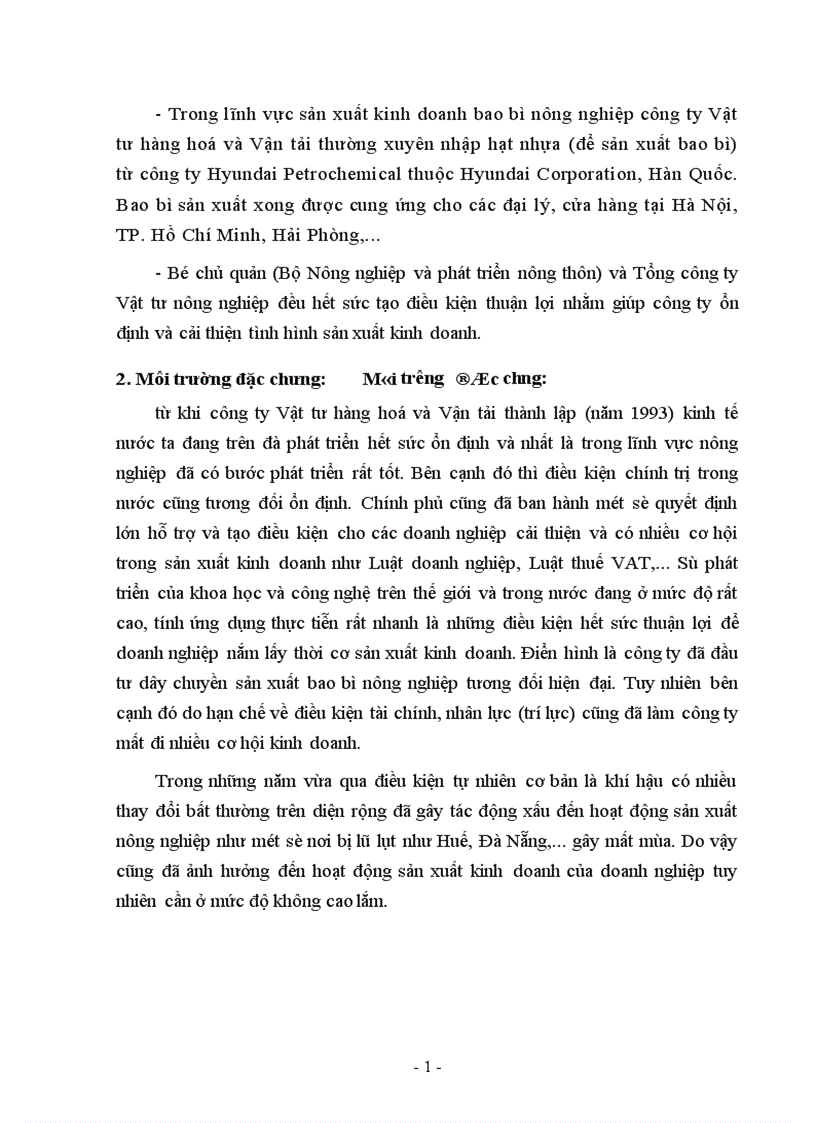 image for page Báo cáo tổng hợp tại Công ty Vật tư hàng hoá và Vận tải