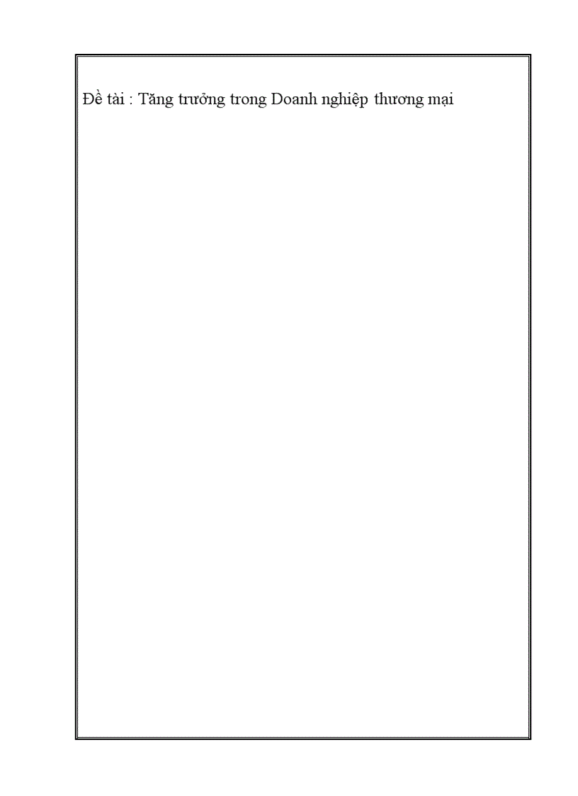 image for page Tăng trưởng trong Doanh nghiệp thương mại