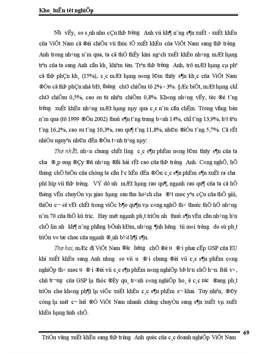 image for page Triển vọng xuất khẩu sang thị trường Anh Quốc