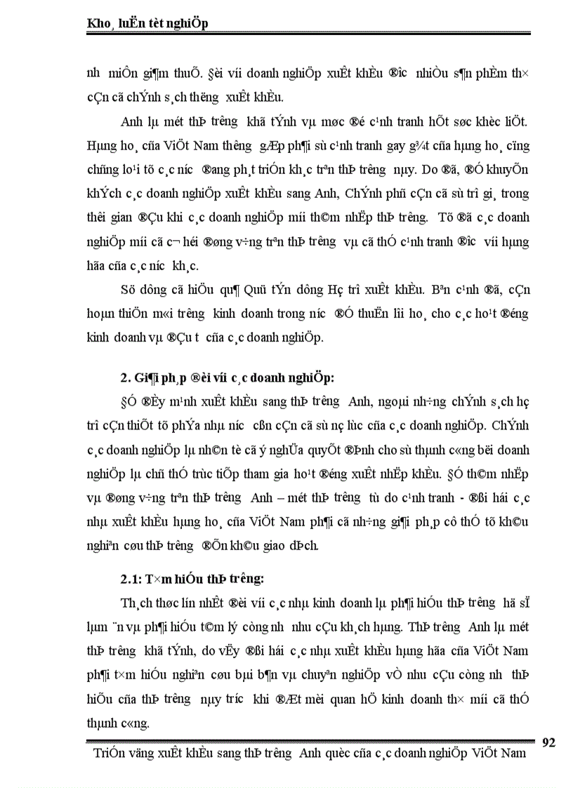 image for page Triển vọng xuất khẩu sang thị trường Anh Quốc