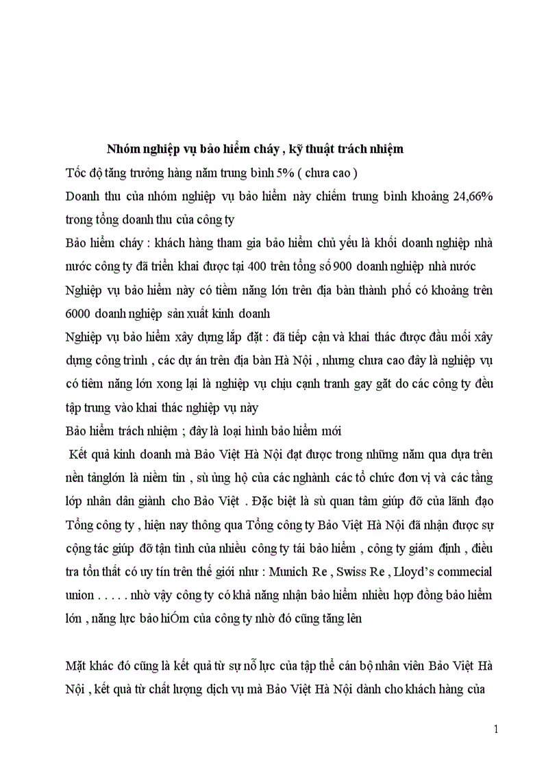 image for page Tình hình hoạt động kinh doanh của Bảo Việt Hà Nội