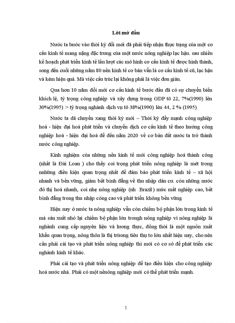 image for page Tình hình công nghiệp hoá hiện đại hoá nông nghiệp nông thôn