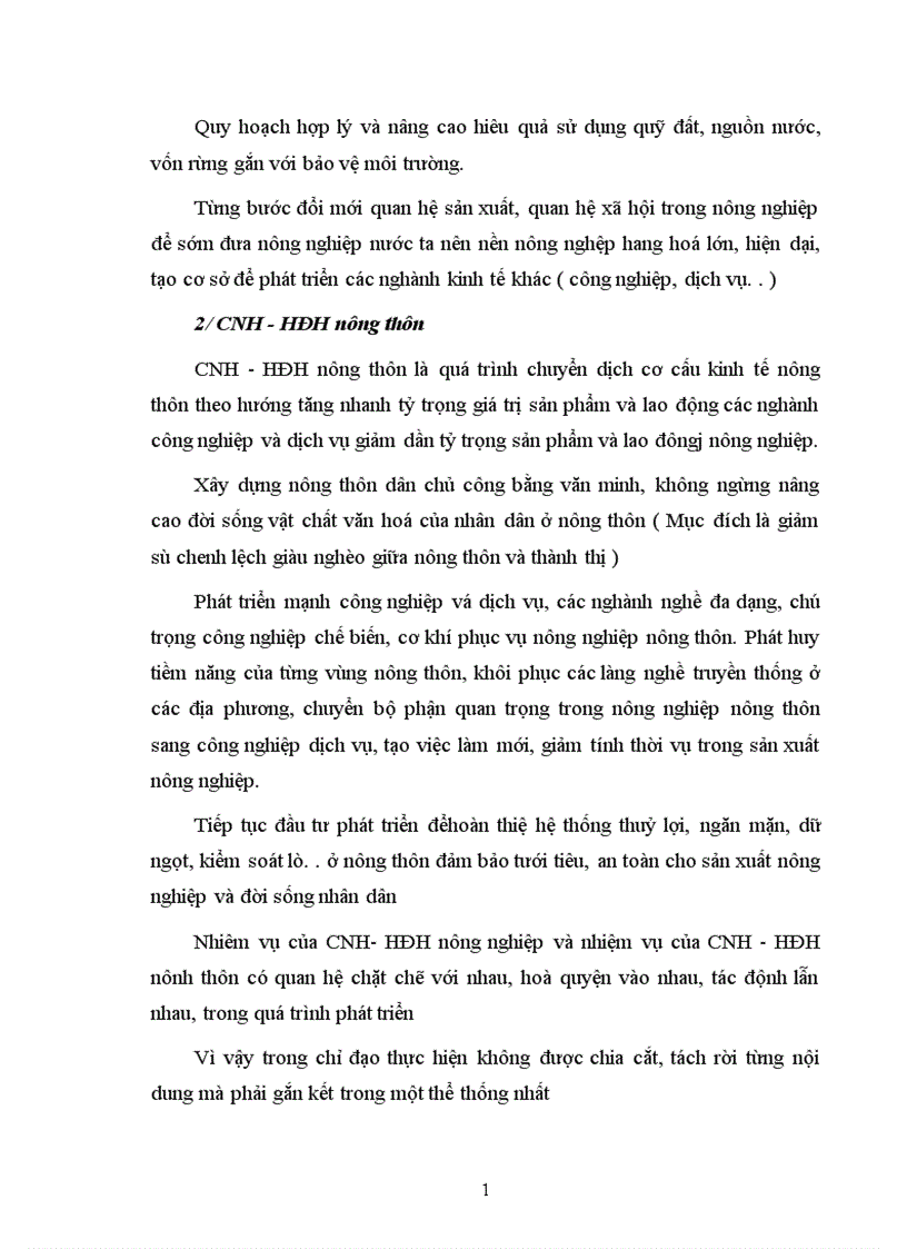 image for page Tình hình công nghiệp hoá hiện đại hoá nông nghiệp nông thôn