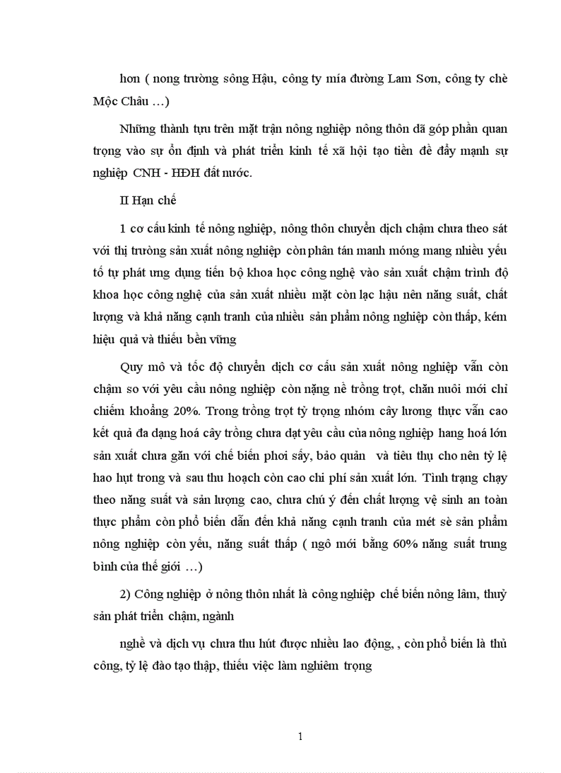 image for page Tình hình công nghiệp hoá hiện đại hoá nông nghiệp nông thôn