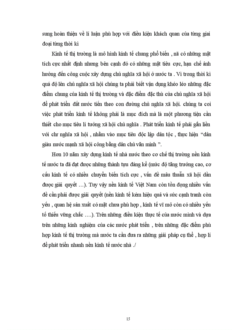 image for page Mối quan hệ biện chứng giữa cái chung và cái riêng để vận dụng vào thực tiễn xây dựng nền kinh tế thị trường định hướng xã hội chủ nghĩa ở nước ta.