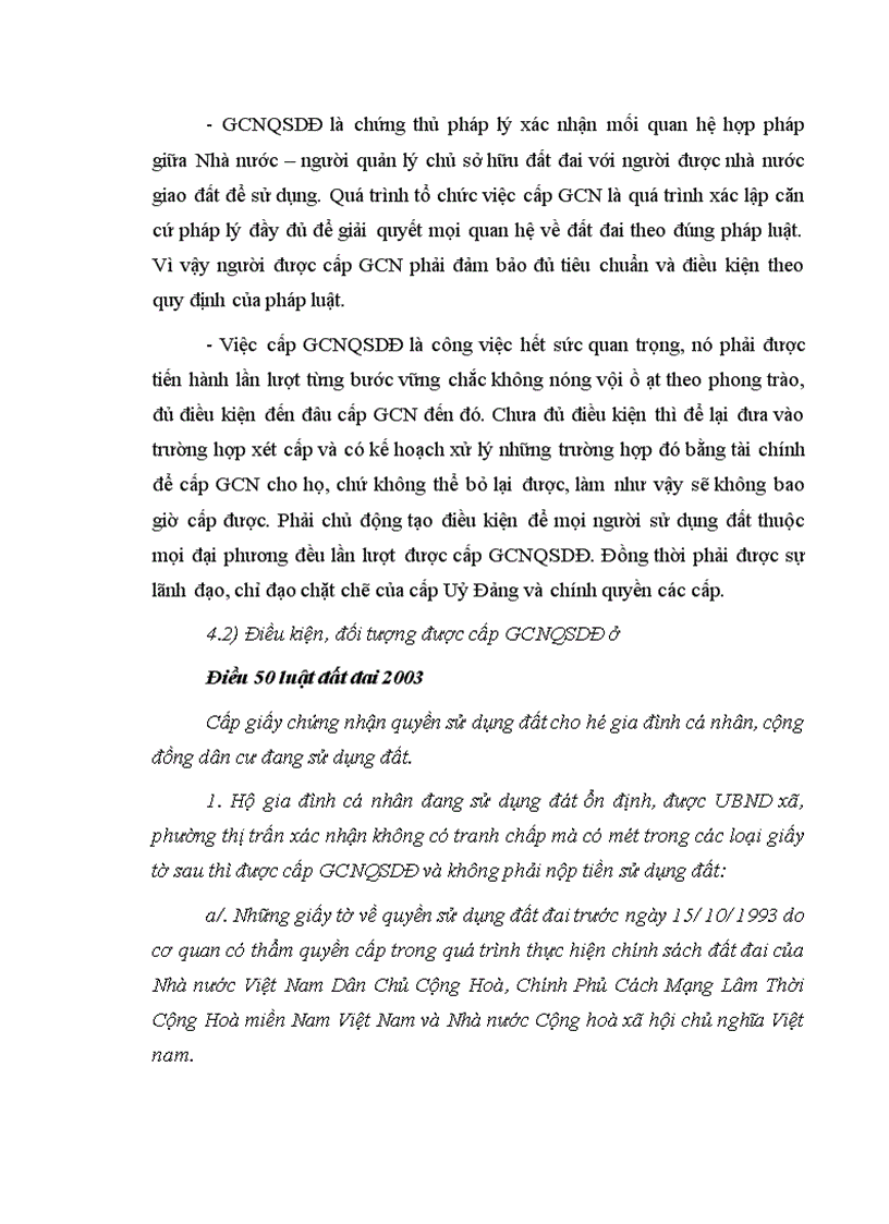 image for page Cơ sở khoa học của việc cấp GCNQSDĐ ở cho hộ gia đình cá nhân đang sử dụng đất