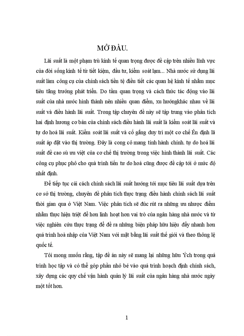 image for page Chính sách lãi suất ở Việt Nam