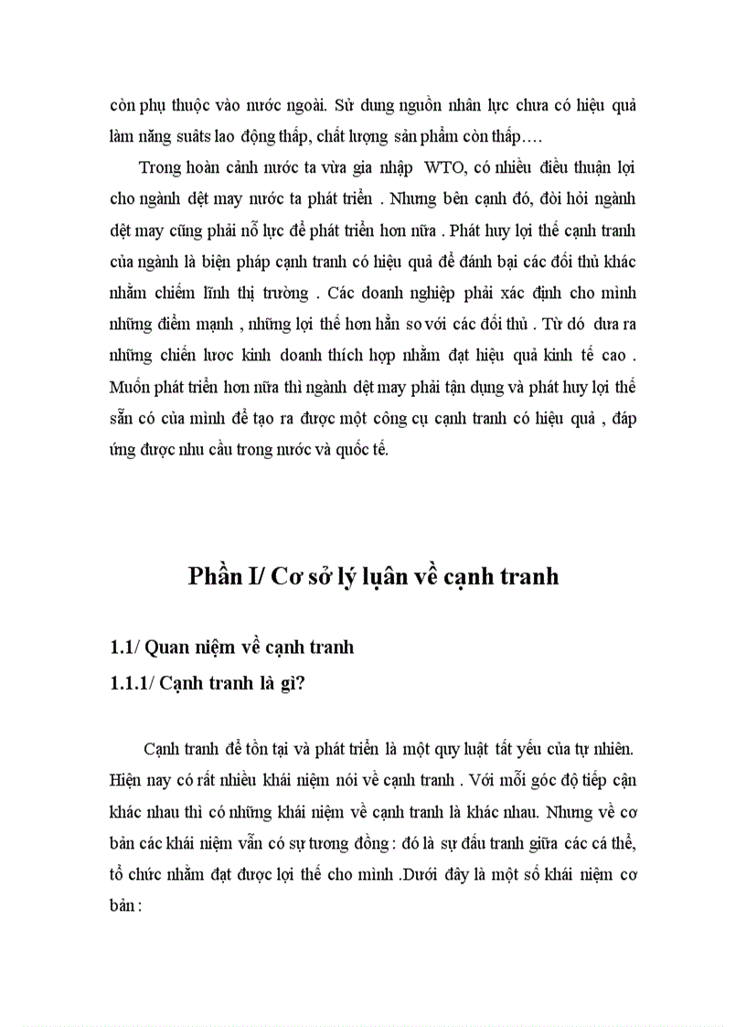 image for page Thực trạng ngành của may mặc Việt Nam