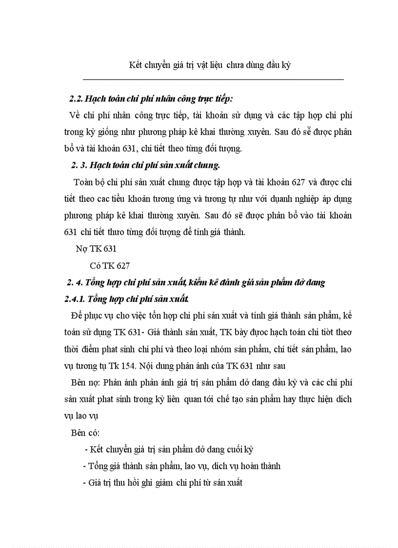 image for page Hoàn thiện công tác tỏ chức hach toán chi phí sane xuất và tính giá thành sản phẩm tại Công ty Thiết Bị Y Tế Hà Nội.