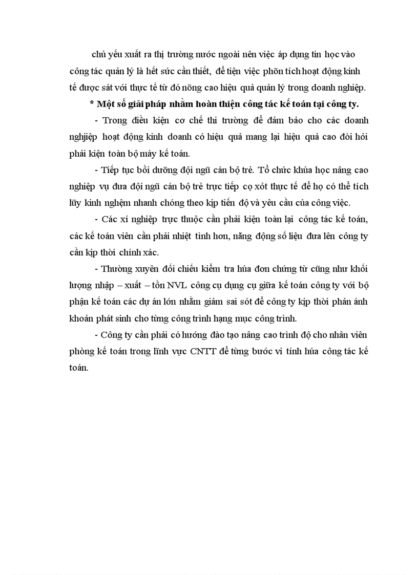 image for page Một số ý kiến nhận xét và đề xuất về công tác kế toán tại Công ty Cơ Điện Tử BK MECH