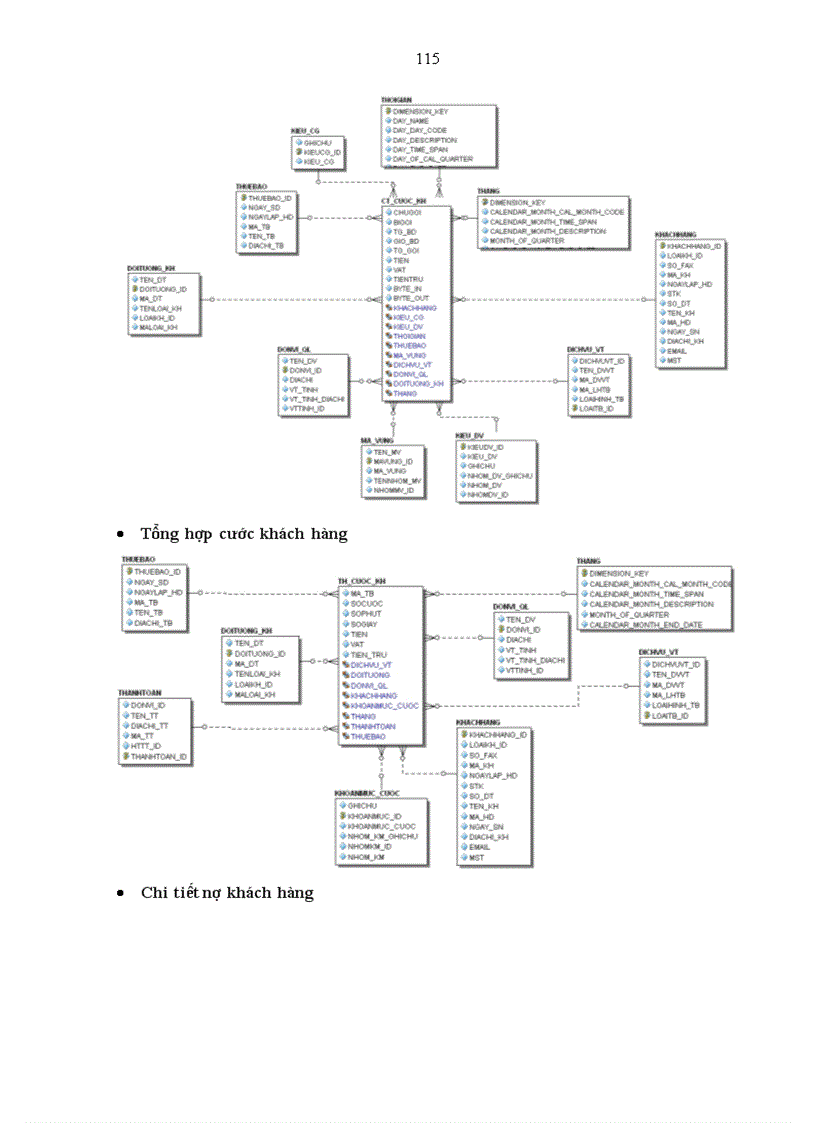 image for page Phân tích, thiết kế và triến khai DWH khách hàng sử dụng dịch vụ viễn thông.