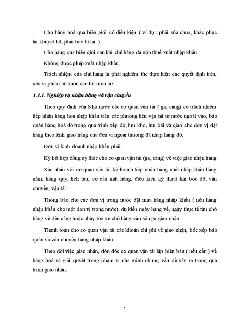 image for page Hoàn thiện nghiệp vụ nhập khẩu hàng hoá ở chi nhánh Tracimexco Hà nội