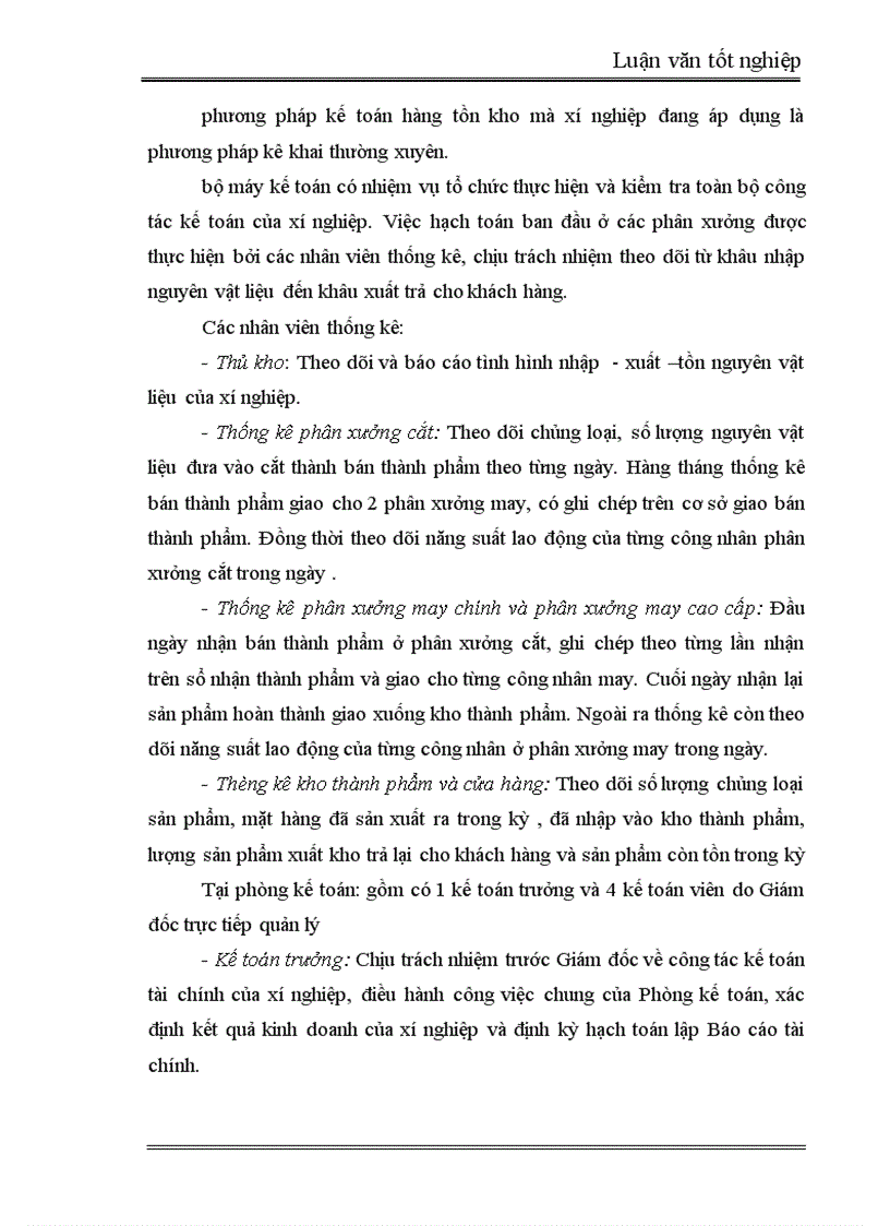 image for page Hoàn thiện công tác kế toán thành phẩm và tiêu thụ thành phẩm ở Xí nghiệp.