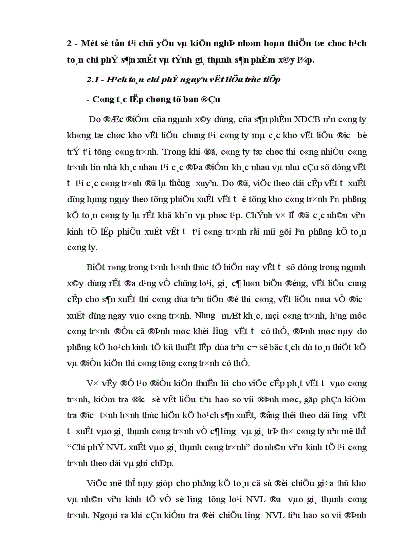 image for page Hoàn thiện hạch toán chi phí sản xuất và tính giá thành sản phẩm xây lắp tại công ty xây lắp và vật tư xây dựng 8