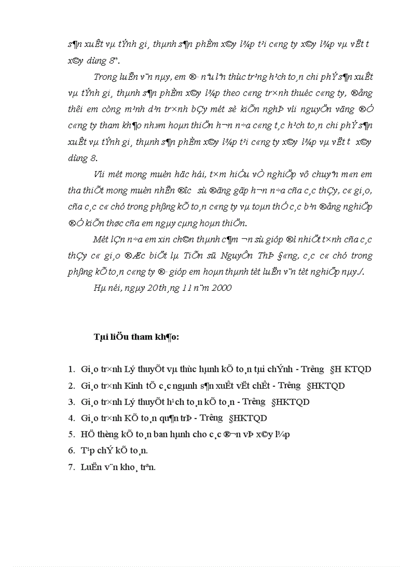 image for page Hoàn thiện hạch toán chi phí sản xuất và tính giá thành sản phẩm xây lắp tại công ty xây lắp và vật tư xây dựng 8