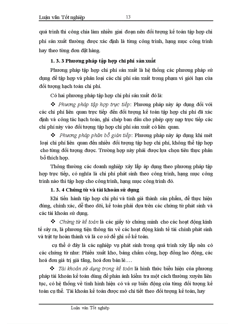 image for page Hoàn thiện công tác kế toán tập hợp chi phí sản xuất và tính giá thành sản phẩm xây lắp tại Xí nghiệp xây lắp H36