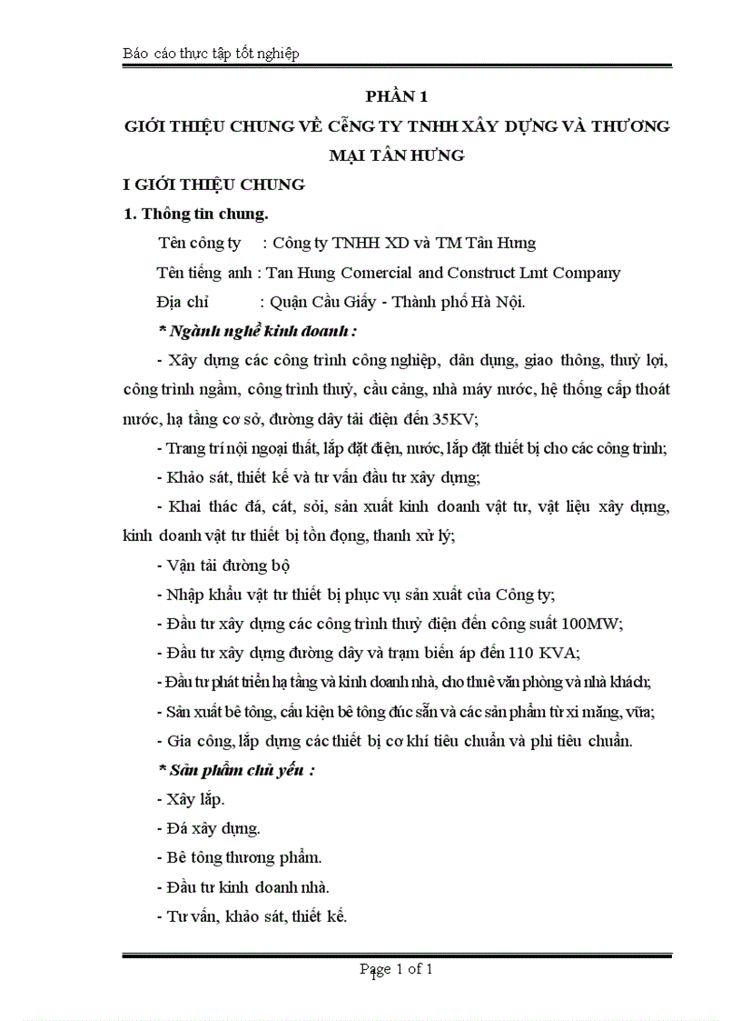 image for page Bảo toàn phát triển sử dụng vốn kinh doanh ở Công ty TNHH Xây dựng và Thương mại Tân Hưng